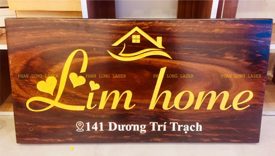 Biển bảng quảng cáo cho nhà nghỉ homestay khắc laser nội dung tại Sài Gòn, Đà Nẵng, Hà Nội, Hải Phòng, Cần Thơ
