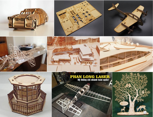 Cắt laser làm mô hình kiến trúc, mô hình máy bay, mô hình tòa nhà tại Đà Nẵng, Sài gòn, Hà Nội