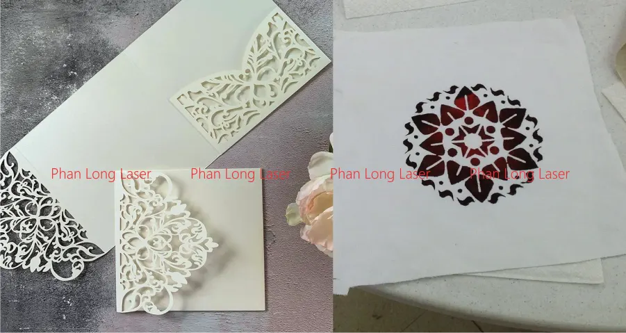 Cắt giấy laser tạo hình hoa văn trên giấy in giấy thường giấy photo tại Quận Gò Vấp, Tân Phú, Tân Bình, Phú Nhuận, Bình Tân, Bình Thạnh, Củ Chi