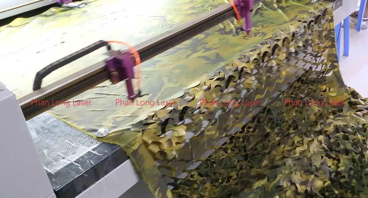 Cắt laser trên vải làm lưới ngụy trang tại xưởng Quận 1, Quận 11, Quận 2, Quận 5, Quận 7, Quận 9, TP Hồ Chí Minh