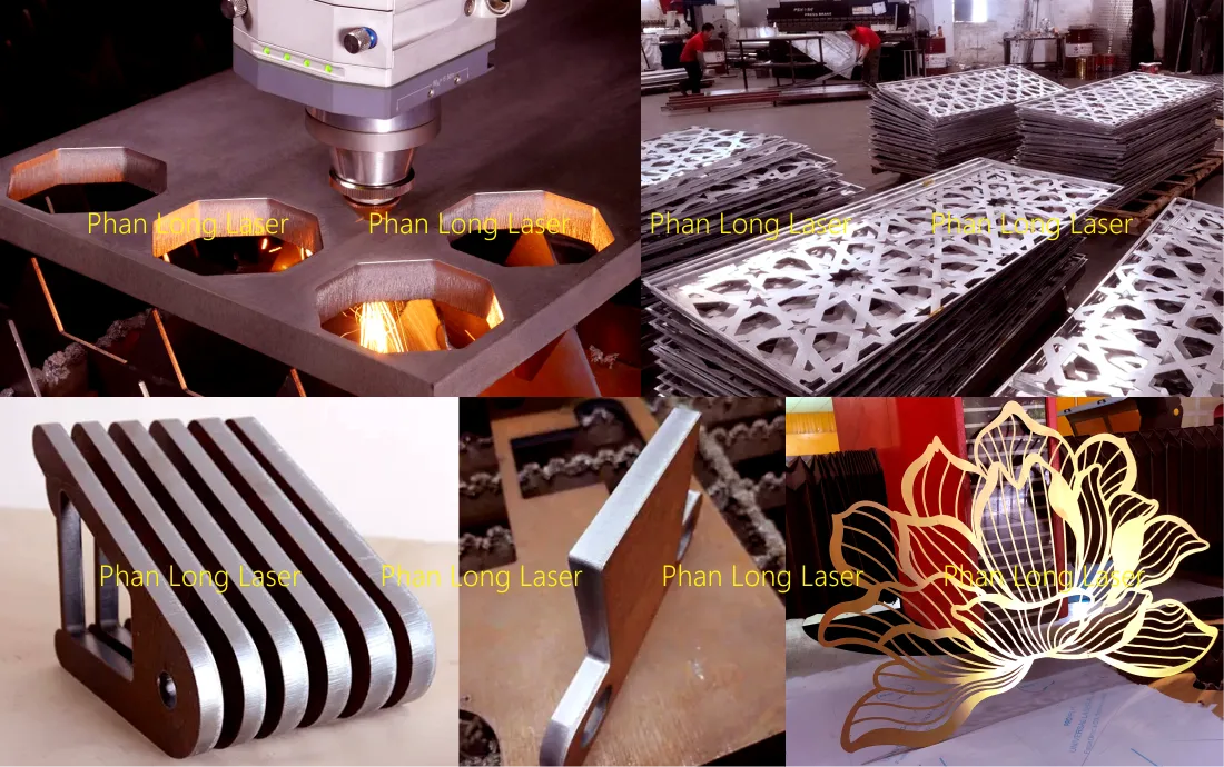 Gia công cắt laser tạo hình trên kim loại sắt thép tấm và inox tấm tại xưởng Hoàng Mai và Thanh Xuân