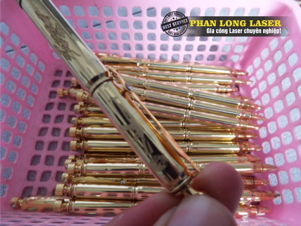 Khắc laser theo yêu cầu lên bút viết vỏ đạn tại Tp Hồ Chí Minh, Hà Nội, Đà Nẵng và Cần Thơ