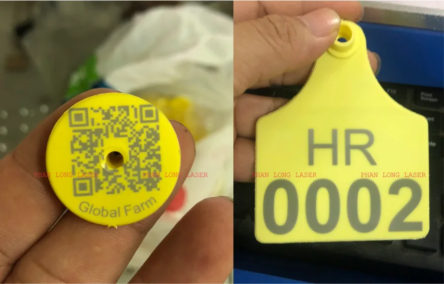 Khắc laser mã số, mã vạch, mã QR lên Seal nhựa cực nhanh lấy liền