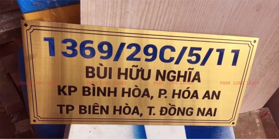 Khắc ăn mòn trên kim loại đồng tấm làm biển số nhà kim loại tại Thủ Đức, Bình Thạnh, Bình Tân, Tân Phú, Tân Bình, Gò Vấp