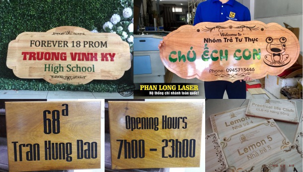 Địa chỉ xưởng nhận làm biển số nhà bằng gỗ giá rẻ tại Tp Hồ Chí Minh, Sài Gòn, Đà Nẵng, Hà Nội và Cần Thơ