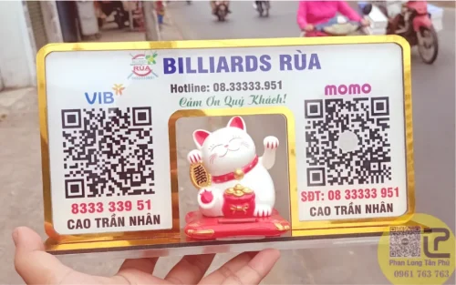 Báo giá Làm Bảng QR Code Để Bàn lấy liền 5 phút Giá Rẻ