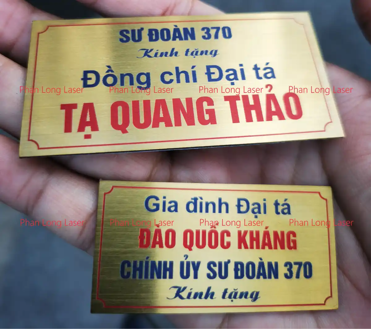 Tem nhãn mác kim loại đồng in UV tên họ theo yêu cầu tại TP Hồ Chí Minh, Sài Gòn, Hà Nội, Hải Phòng, Đà Nẵng, Cần Thơ